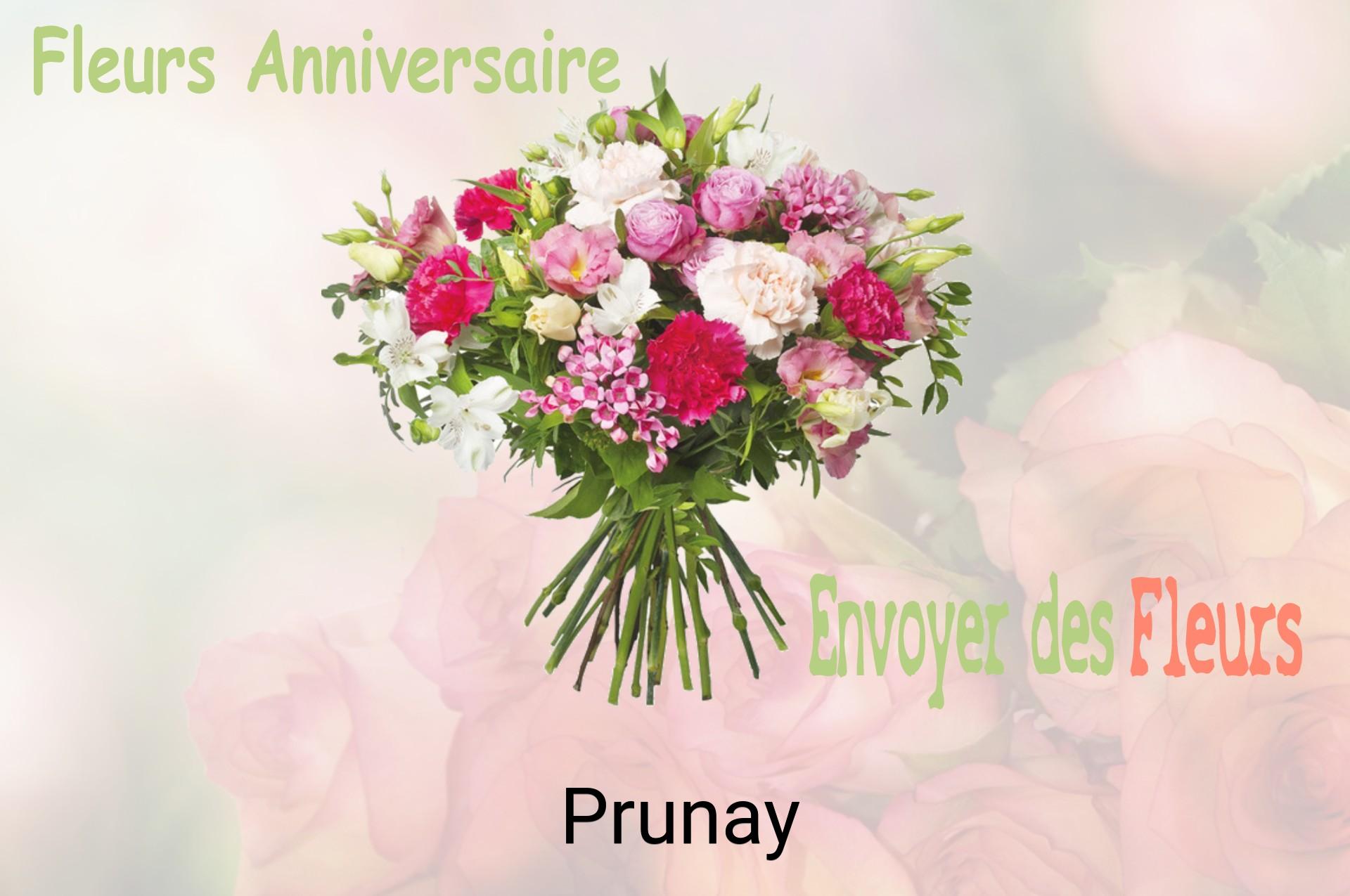Bouquet de fleurs d’anniversaire livré à Prunay